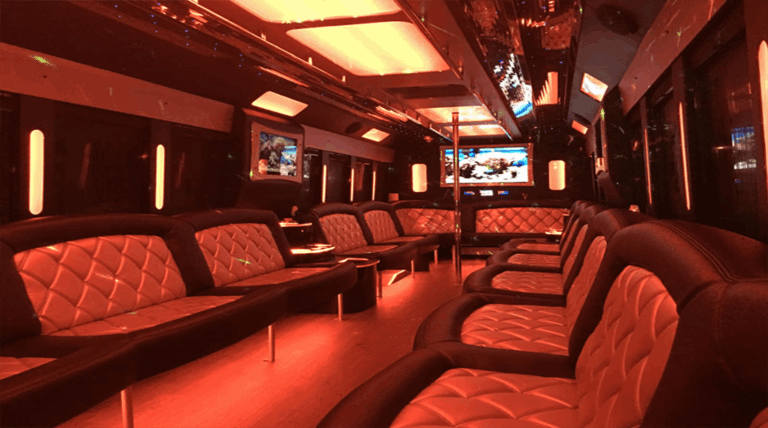 Larger Chicago party bus for big groups